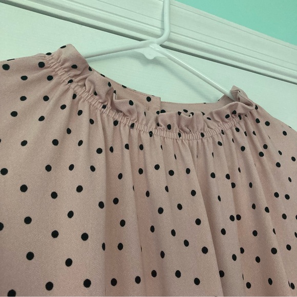 NWT Adrianna Papell Polka Dot Blouse - Picture 3 of 9